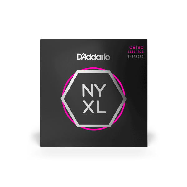 D'ADDARIO NYXL0980 NYXL SUPER LIGHT 8-STRING (09-80)