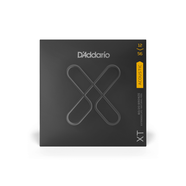 D'ADDARIO XTABR1256 XT 80/20 BRONZE LIGHT TOP/ MEDIUM BOTTOM (12-56)