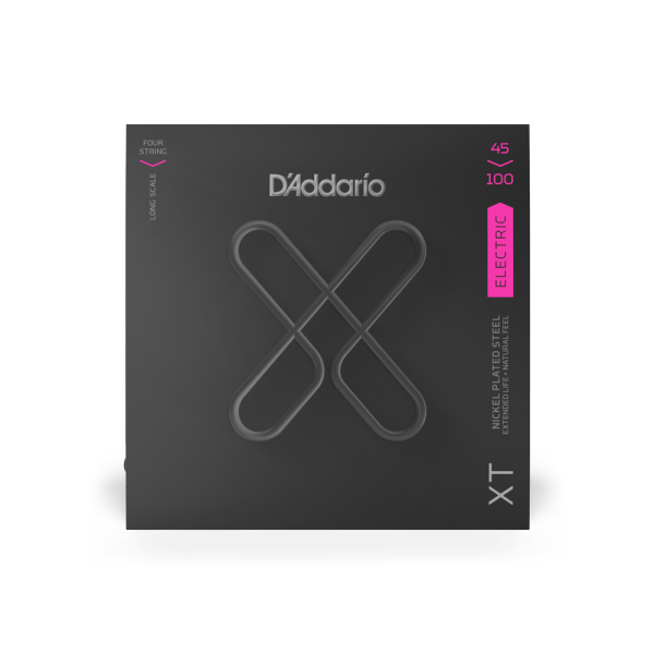 D'ADDARIO XTB45100 XT BASS NICKEL PLATED STEEL REGULAR LIGHT (45-100)