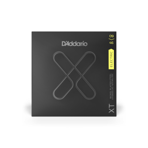 D'ADDARIO XTE0946 XT ELECTRIC NICKEL PLATED STEEL SUPER LIGHT TOP / REGULAR BOTTOM (09-46)