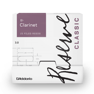 D'ADDARIO Reserve Classic - Bb Clarinet #3.0 - 25 Box