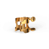 D'ADDARIO H-LIGATURE & CAP FOR Bb CLARINET Gold-Plated 39630