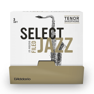 D'ADDARIO Select Jazz - Tenor Sax Filed 3S - 25 Pack