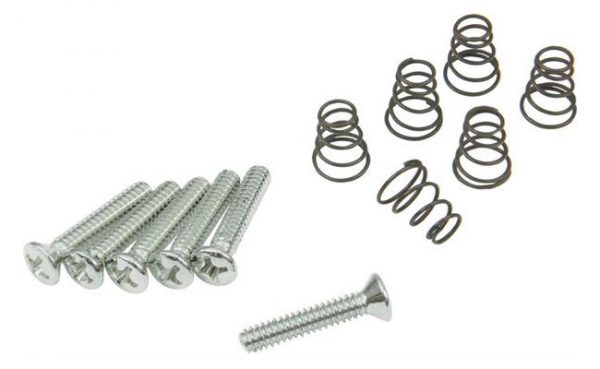 DIMARZIO FH1310 SINGLE-COIL MOUNTING HARDWARE KIT (CHROME)