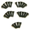 DIMARZIO GH1000BK PICKGUARD / BACKPLATE SCREWS - SET OF 24 (BLACK)