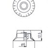 PAXPHIL KSP11 BELL TYPE SPEED KNOB (GOLD) 34395