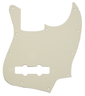 PAXPHIL M14 J-BASS PICKGUARD (WHITE)