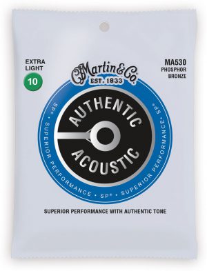 MARTIN MA530 Authentic Acoustic SP 92/8 Phosphor Bronze Extra Light (10-47)
