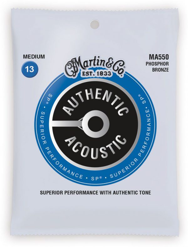 MARTIN MA550 Authentic Acoustic SP 92/8 Phosphor Bronze Medium (13-56)