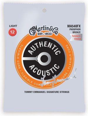 MARTIN MA540FX Authentic Acoustic Flexible Core 92/8 Phosphor Bronze Light - Tommys Choice (12-54)