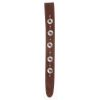 D'ADDARIO DELUXE LEATHER GUITAR STRAP (CONCHOS, BROWN) 30424