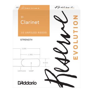 D'ADDARIO Reserve Evolution Bb Clarinet #3.5 - 10 Pack