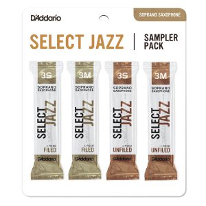 D'ADDARIO Select Jazz Reed Sampler Pack - Soprano Sax 3S/3M