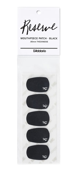 D'ADDARIO Reserve Mouthpiece Patches  (Black)