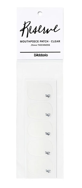 D'ADDARIO Reserve Mouthpiece Patches  (Clear)