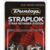 DUNLOP SLS1031N STRAPLOK STRAP RETAINERS DUAL DESIGN - NICKEL 30125