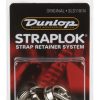 DUNLOP SLS1101N STRAPLOK STRAP RETAINERS ORIGINAL - NICKEL 30158