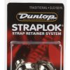 DUNLOP SLS1501N STRAPLOK STRAP RETAINERS TRADITIONAL - NICKEL 30186